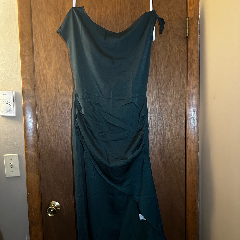 SHEIN Forest green dress